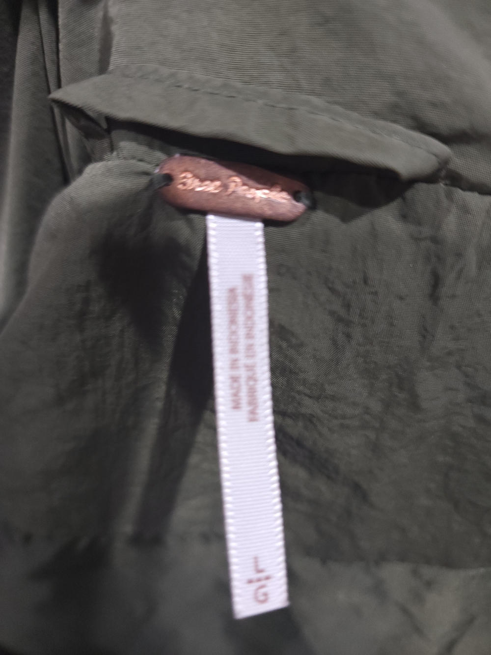 Free People Olive Green Oversized Puffer Jacket - Picture 12 of 12